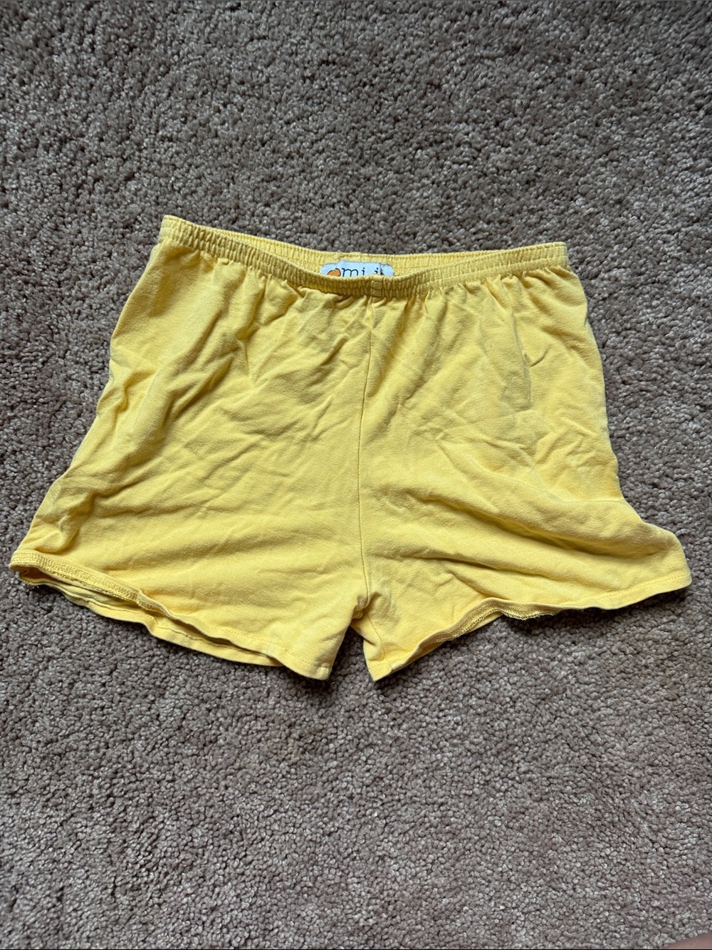 Well Dressed Wolf - Omi Jo - Yellow Girls' Lounge Shorts